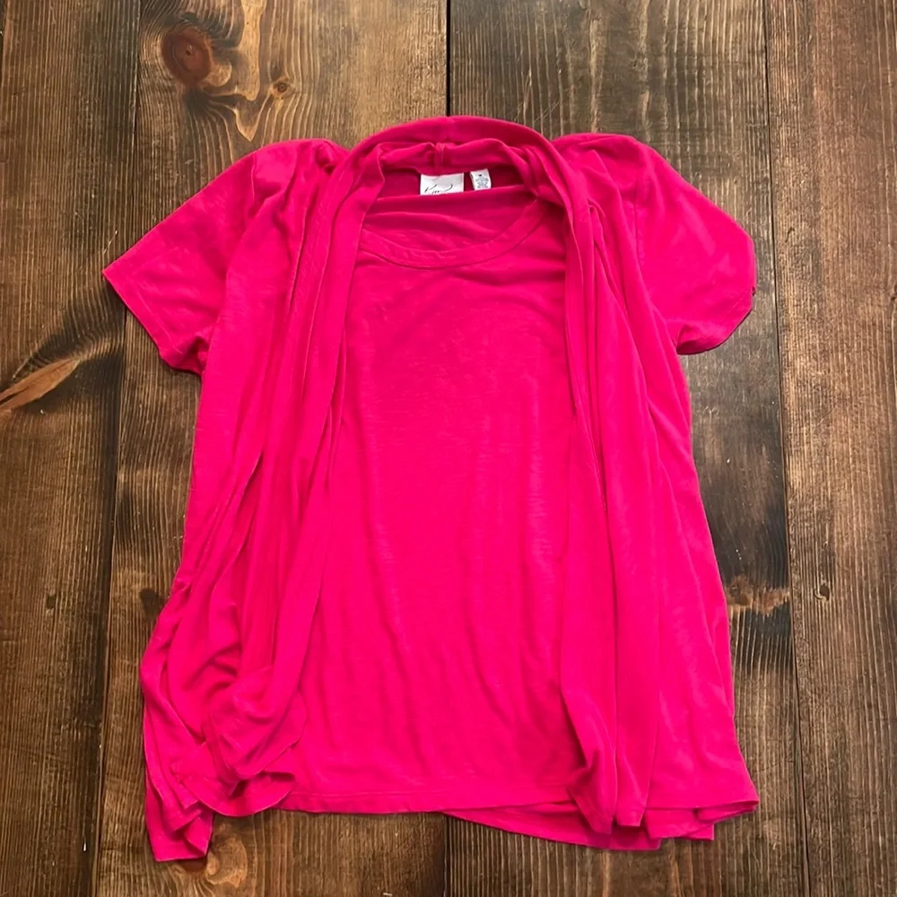 Kim Rogers Pink Cardigan Shirt